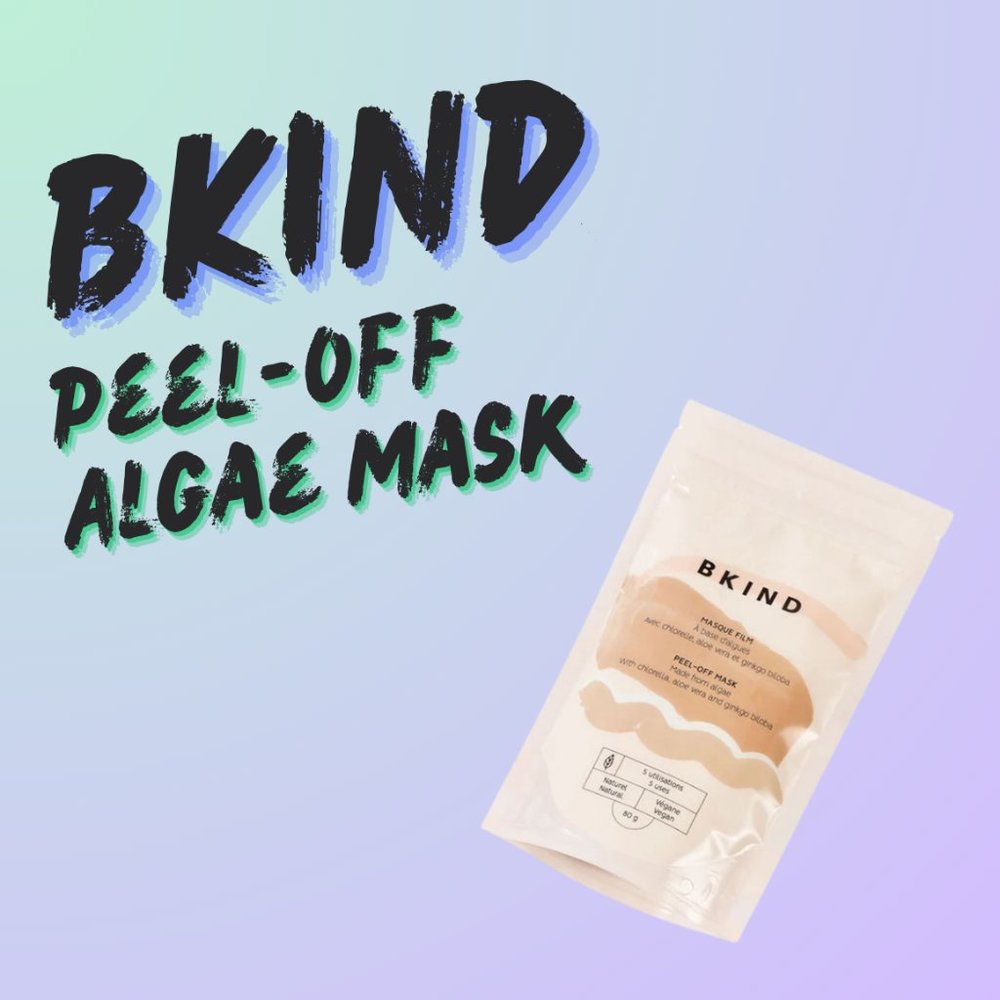 BKIND Peel-Off Algae Mask w/ Aloe Vera and Ginko Biloba